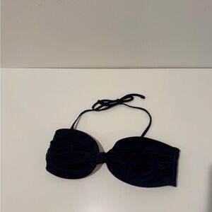 Urban Outfitters Navy Blue Strapless Bikini Top